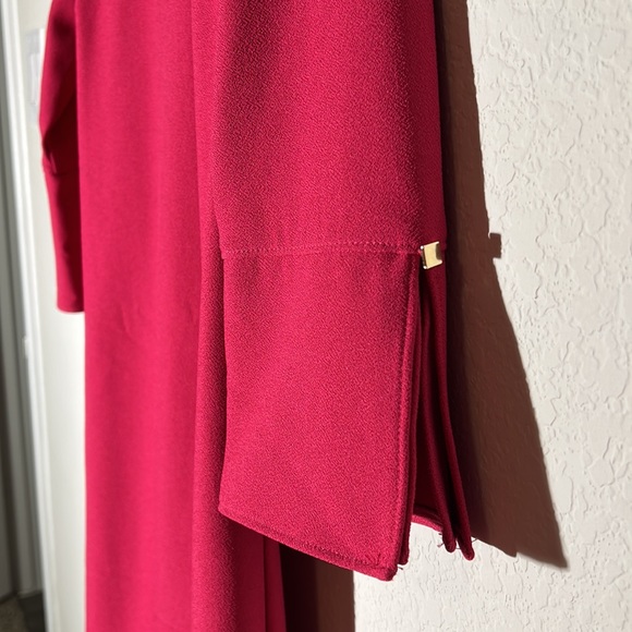 Hot pink Womens Banana Republic work dress size 2 - Picture 2 of 4